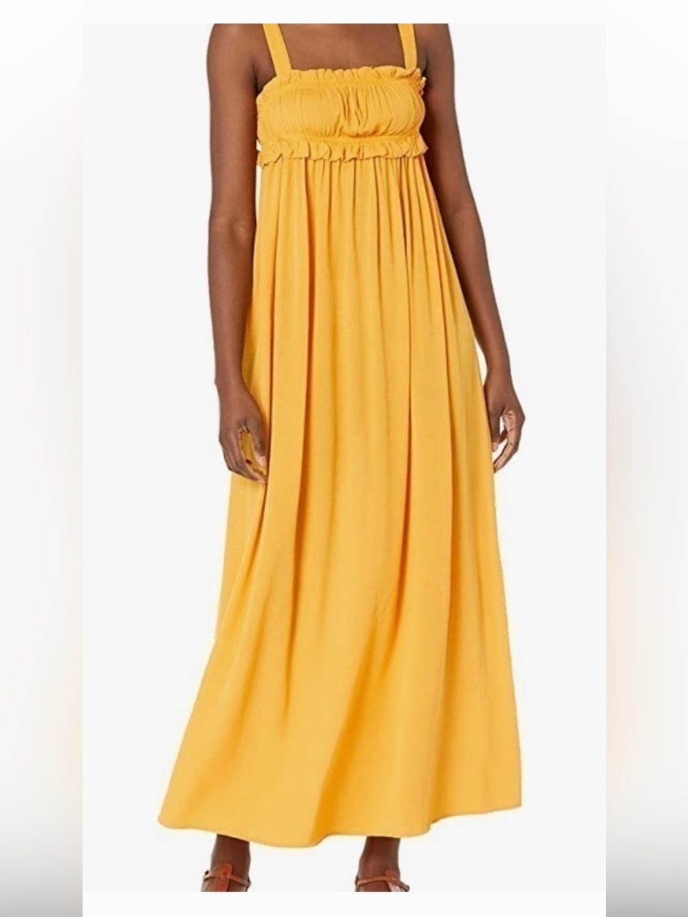 BB Dakota Orange Groves Dress in Sunflower NWT